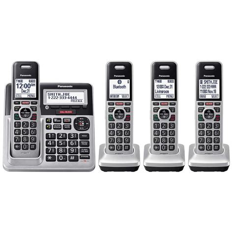 Panasonic Kx Tg Dect Bluetooth Handset Phone Bundle Amazon