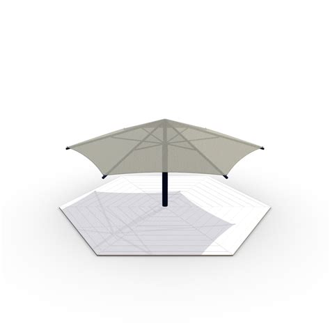 Hexagon Umbrella Eave Height Korkat