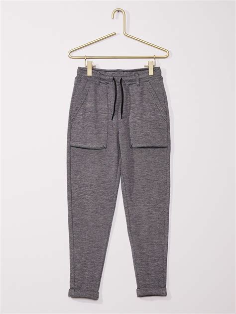 Pantalón de jogging gris oscuro Kiabi 12 00