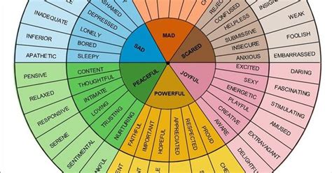 20 Primary And Secondary Emotions Feelings What S And Therapy