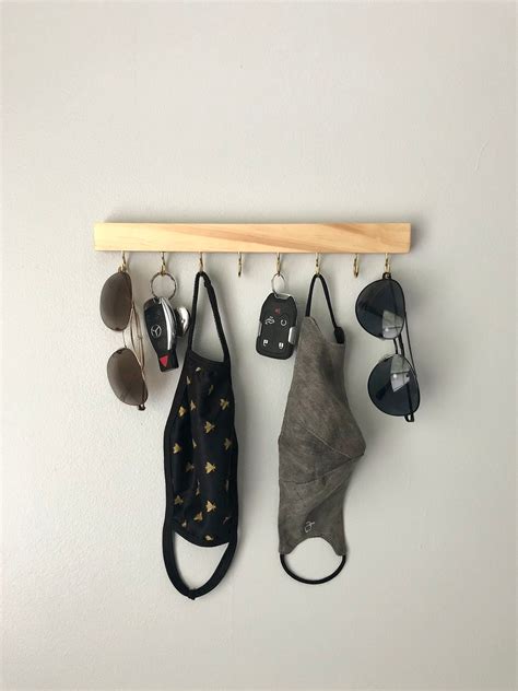 Wood Wall Mount Jewelry Holder Jewelry Organizer Jewelry - Etsy