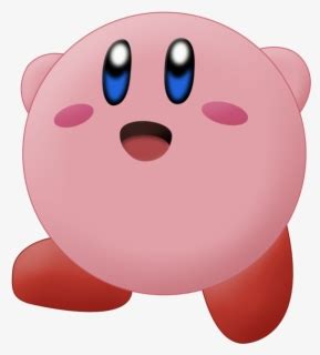 Kirby Transparent Png Stickpng - Kirby With Mouth Open , Free ...