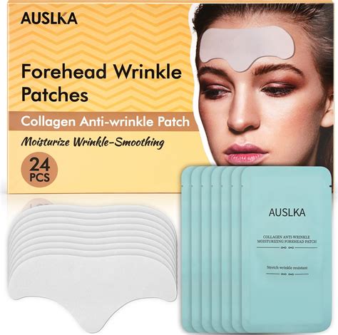 Amazon AUSLKA 24PCS Forehead Wrinkle Patches With Aloe Collagen