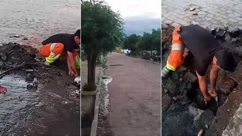 Moradores do Bairro São Sebastião reclamam de galeria estourada na Rua