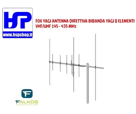 FALKOS FOX YAGI DIRETTIVA 145 435 MHz HardSoft Products