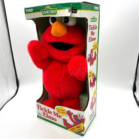 Sesame Street Tickle Me Elmo Tyco Vintage 1996 Toy New 4645679871