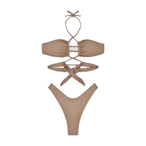 Charmgo Swim Suits For Women Clearance Women S Push Up Solid Color Bikini Beach Vacation