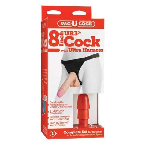 Vac U Lock 8 Ultraskyn Dildo With Ultra Harness Beige On Literotica