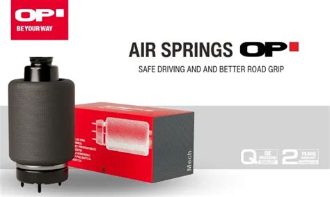 Air Springs Discover The New OP Range For Safe Driving And And Better