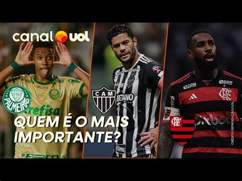 Quem é o melhor Estêvão no Palmeiras Hulk no Galo ou Gerson no Fla