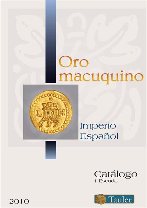 PDF Escudos Macuquinos Oro Macuquino Imperio Escudo ISABEL Y