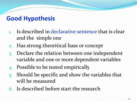 Ppt Hypothesis And Variable Powerpoint Presentation Free Download Id