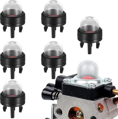 通用 6pcs Primer Bulbs Fuel Primer Bulb Strimmer Carburettor General Snap In Primer Bulb