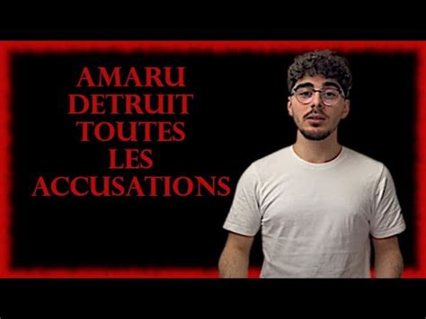 Accusé de harcèlement et p dophilie Amaru détruit tout YouTube