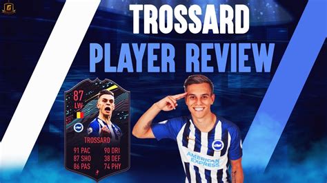 FIFA 20 League Player Leandro Trossard Player Review 87 Player Review