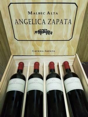 ANGELICA ZAPATA ALTA MALBEC CAJA DE MADERA Media Copa García