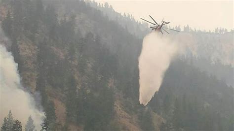 Wildfires Out West See The Smoke Rising Over Chelan Washington Abc News