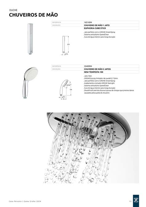 Casa Peixoto CATALOGO GAMA GROHE 2024 B 1 DIGITAL Página 14 15