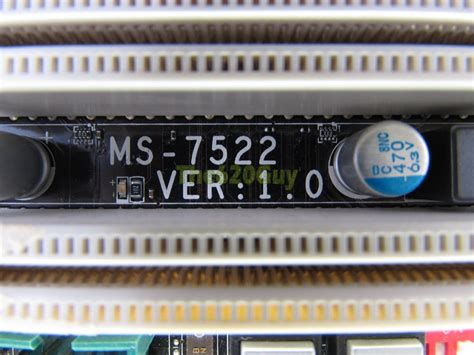 MSI MS-7522 VER 1.0 X58 Platinum SLI Motherboard + i7-920 2.66GHz CPU ...