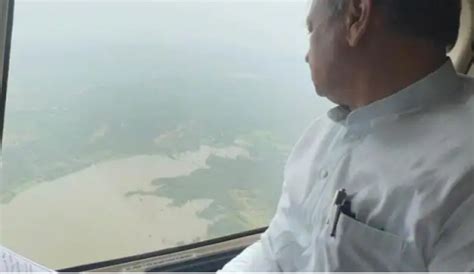 Rajasthan Floods Gehlot Conducts Aerial Survey Of Affected Areas Newstrack English 1