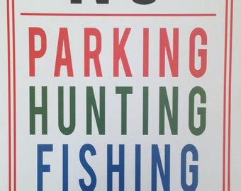 Funny hunting signs | Etsy