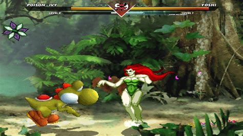 Poison Ivy Vs Yoshi Mugen Fighting Games Youtube