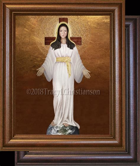 Our Lady of Akita Framed - Portraits of Saints