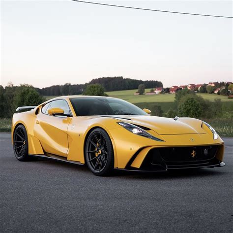 Ferrari 812 Superfast Painted In Giallo Modena W A Full Novitec N