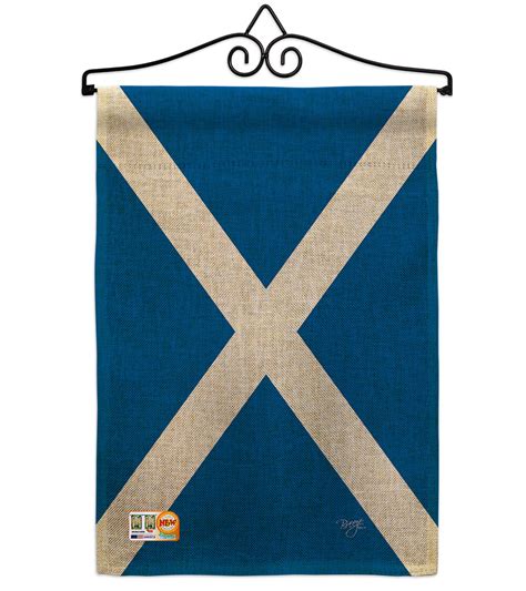 Trinx St Andrews Cross 2 Sided Burlap 19 X 13 In Flag Set Wayfair