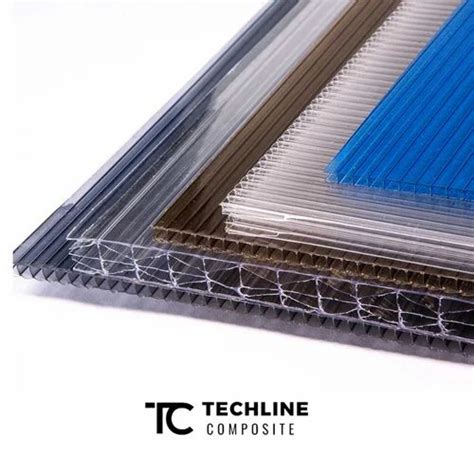 Techline Transparent Polycarbonate Multiwall Sheet 6mm At Rs 45sq Ft