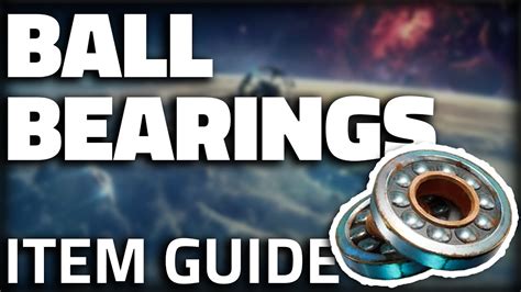 Ball Bearings Item Guide The Cycle Frontier Youtube