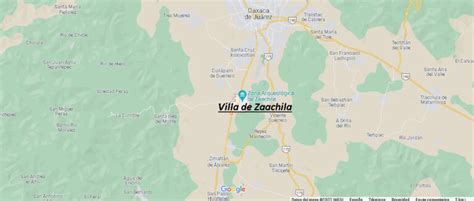 D Nde Est Villa De Zaachila Mexico Mapa Villa De Zaachila D Nde