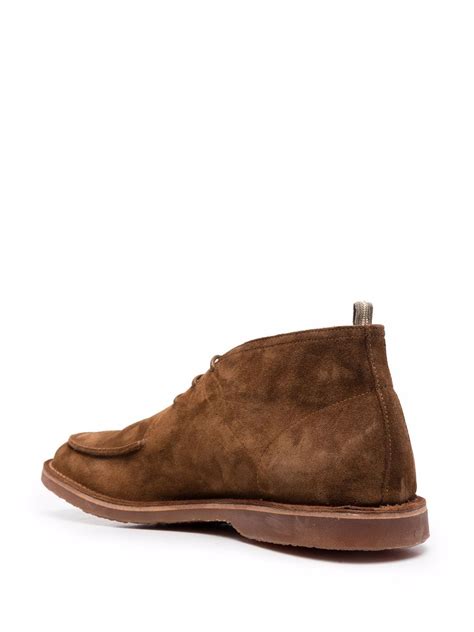 Officine Creative Kent Leather Boots Brown FARFETCH