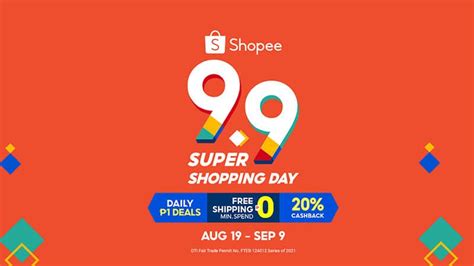 Shopee 9.9 Sale 2021 offers Daily 1 Peso deals, free shipping, 20% cashback | PinoyTechSaga