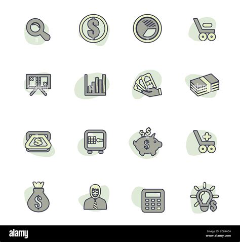 piggy bank white calculator stock vector images alamy