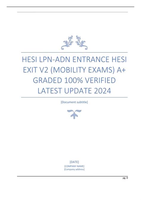 Hesi Lpn Adn Entrance Hesi Lpn Adn Entrance Exam Mobility Exams A