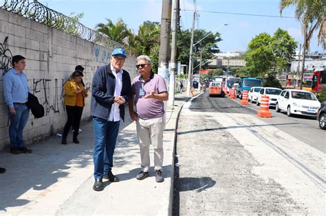 Filippi vistoria obras na Avenida Casa Grande que receberá ciclovia e