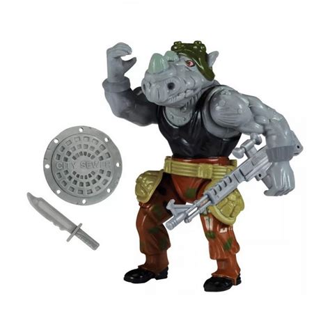 Tortues Ninja Figurine Rocksteady Classic Mutant W Playmates