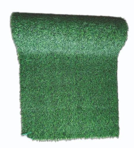 Plain Pp Mm Green Artificial Grass Mat For Residential Mm At Rs