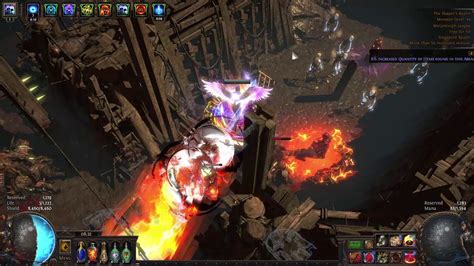 Path Of Exile Shaper Realm Pyroclast Mine 4TH Dps On Poe Ninja YouTube