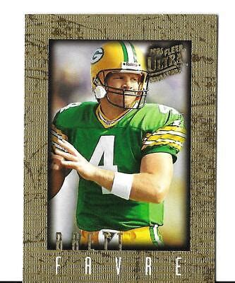 Brett Favre Fleer Ultra Sensations Gold Marble Sp Green Bay