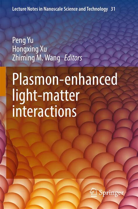 Amazon Plasmon Enhanced Light Matter Interactions Lecture Notes In