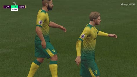 Epl Liverpool Vs Norwich Fifa Gameplay Youtube