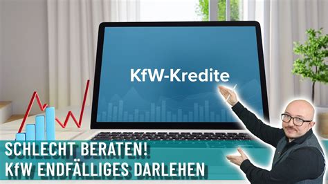 KFW Kredit Warum Bank falsch berät Endfälliges Darlehen richtig