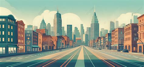 City Background, Street Illustration Background, City Background ...