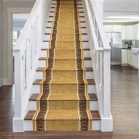 Runrug Stair Carpet Runner Stain Resistant 840cm X 60cm Tribal