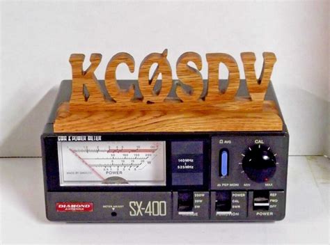 Handcrafted Oak Personalized Small Amateur Ham Radio Call Sign FREE