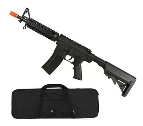 Rifle Airsoft Spring Vigor M Ris Cqb Black Mm Capa Parcelamento