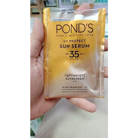 Jual Ponds Uv Protect Sun Serum Spf Pa Uva Uvb Lightweight