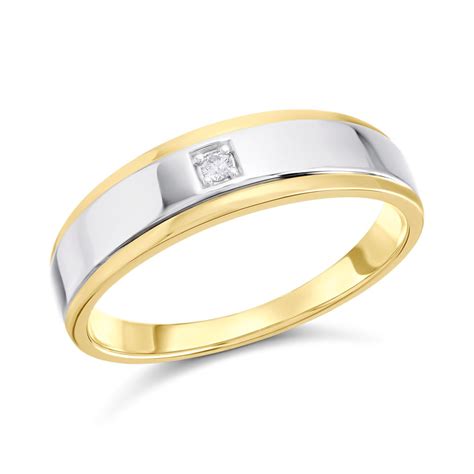 Ct Gold Two Colour Diamond Ring R F Hinds Jewellers